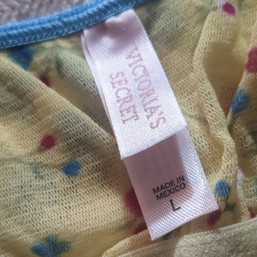 •Y2K Victoria's Secret Yellow Floral Cami-Bra - Picture 10 of 10